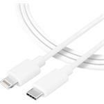 Tactical Smooth Thread kábel USB-C/Lightning 0.3m, biely