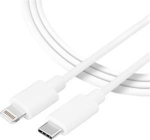 Tactical Smooth Thread kábel USB-C/Lightning 2 m, biely