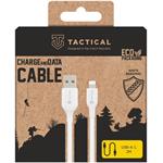 Tactical Stitch Thread Cable USB-A/Lightning kábel, 2m, biely