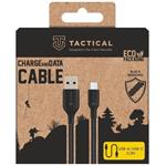 Tactical Stitch Thread Cable USB-A/USB-C kábel, 0.3m, čierny