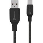 Tactical Stitch Thread Cable USB-A/USB-C kábel, 2m, čierny