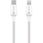 Tactical Stitch Thread Cable USB-C/Lightning kábel, 0.3m, biely