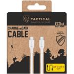 Tactical Stitch Thread Cable USB-C/USB-C kábel, 0.3m, biely