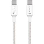 Tactical Stitch Thread Cable USB-C/USB-C kábel, 0.3m, biely