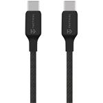 Tactical Stitch Thread Cable USB-C/USB-C kábel, 0.3m, čierny