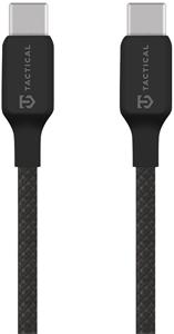 Tactical Stitch Thread Cable USB-C/USB-C kábel, 0.3m, čierny