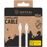 Tactical Stitch Thread Cable USB-C/USB-C kábel, 2m, biely