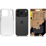 Tactical TPU kryt pre Apple iPhone 17 Pro, transparentný
