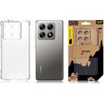 Tactical TPU Plyo kryt pre Xiaomi 14T Pro, transparentný