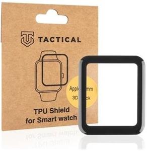 Tactical TPU Shield 3D fólia pre Apple Watch 7/8 41mm, čierna