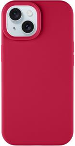 Tactical Velvet Smoothie kryt pre Apple iPhone 15, červený