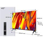 TCL 40V5C SMART TV 40" QLED FHD ANDROID, (100cm)