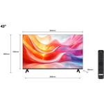 TCL 43L5A, Smart TV 43", LED/FHD/Direct LED, (108cm)