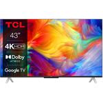 TCL 43P638 TV SMART Google TV, 43" (108cm), 4K Ultra HD