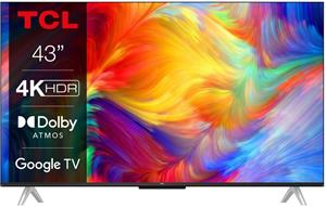 TCL 43P638 TV SMART Google TV,  43" (108cm), 4K Ultra HD