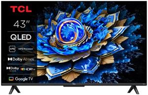 TCL 43T69C, UHD, SmartTV, T69C, GoogleTV, 43" (108cm)