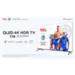 TCL 43T7B, 4K QLED TV, Google TV, 43" (108cm)