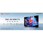 TCL 43V6C, Direct LED, 4K HDR, GoogleTV, 43" (108cm)