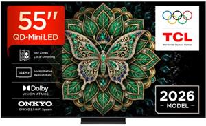 TCL 55C6K Pro, 55" Pro Premium QD-MiniLED TV, (139cm)