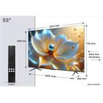 TCL 55T8C, T8C 4K QLED HDR GoogleTV, 4K UHD, 55" (139cm)