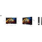 TCL 75C655 SMART TV 75" QLED 4K UHD GoogleTV