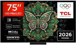 TCL 75C6K Pro, 75" Pro Premium QD-MiniLED TV, (189cm)