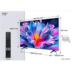TCL 75P6L, 75" 4K Google Smart TV, (189cm)