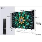 TCL 75Q6C, 4K QD-Mini LED, Google TV, 75" (189cm), (zánovné)