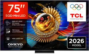 TCL 75Q7D Pro, 75" Pro SQD-Mini LED TV, (189cm)