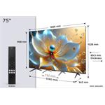 TCL 75T8C, T8C 4K QLED HDR GoogleTV, 4K UHD, 75" (189cm)