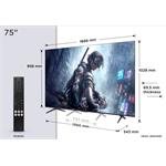 TCL 75T8D, 75" QD-Mini LED Dimming TV, (189cm)