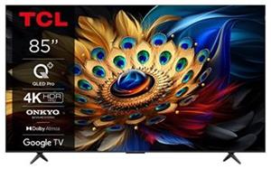 TCL 85C655 SMART TV 85" QLED/4K UHD/Direct LED/3xHDMI/USB/LAN/GoogleTV