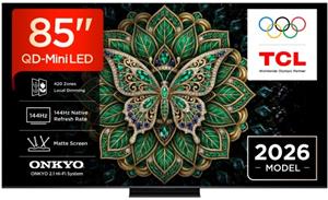 TCL 85C6K Pro, 85" Pro Premium QD-MiniLED TV, (215cm)