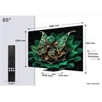 TCL 85C7K, C7K Premium QD-MiniLED UHD TV, 85" (215cm)