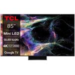 TCL 85C845, TV SMART Google TV, 85" (213cm), 4K Ultra HD