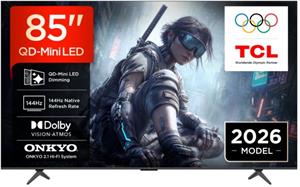 TCL 85T8D, 85" QD-Mini LED Dimming TV, (215cm)