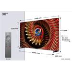 TCL 98C8K, C8K Premium QD-MiniLED UHD TV, 98" (245cm)