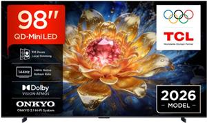 TCL 98T8D, 98" QD-Mini LED Dimming TV, (248cm)