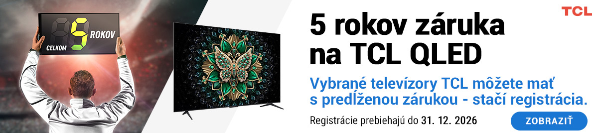TCL predĺžená záruka až na 5 rokov