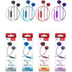 TCL SOCL200, stereo slúchadlá Ear-Bud 3,5mm, čierne