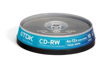 TDK CD-RW 10 pack 12X