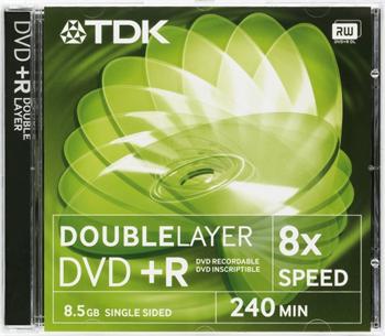 TDK DVD+R DL 8.5GB/Jewel
