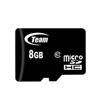 Team microSDHC 8GB + adaptér