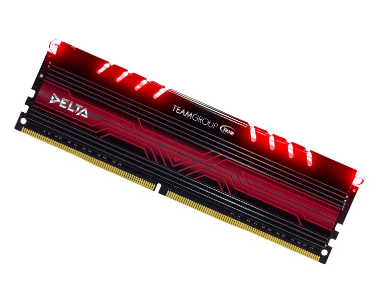 TEAM RAM DDR4 4GB / 2400MHz / DELTA Red series / CL15-15-15-35 / 1,2V