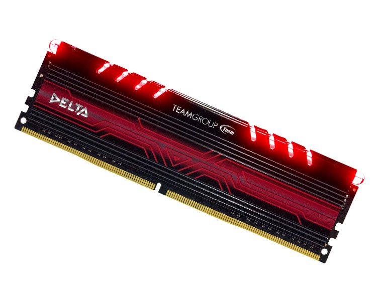 TEAM RAM DDR4 8GB / 2400MHz / DELTA Red series / CL15-15-15-35 / 1,2V