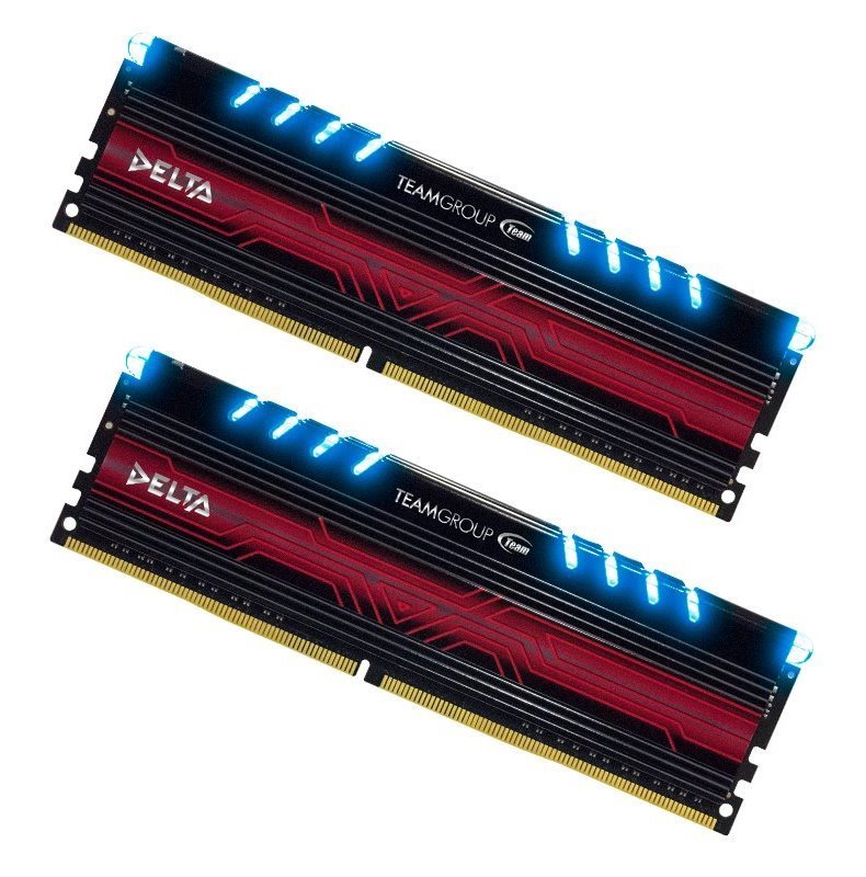 TEAM RAM DDR4 8GB (4GBx2) / 3000MHz / DELTA Blue series / CL16-16-16-36 / 1,35V