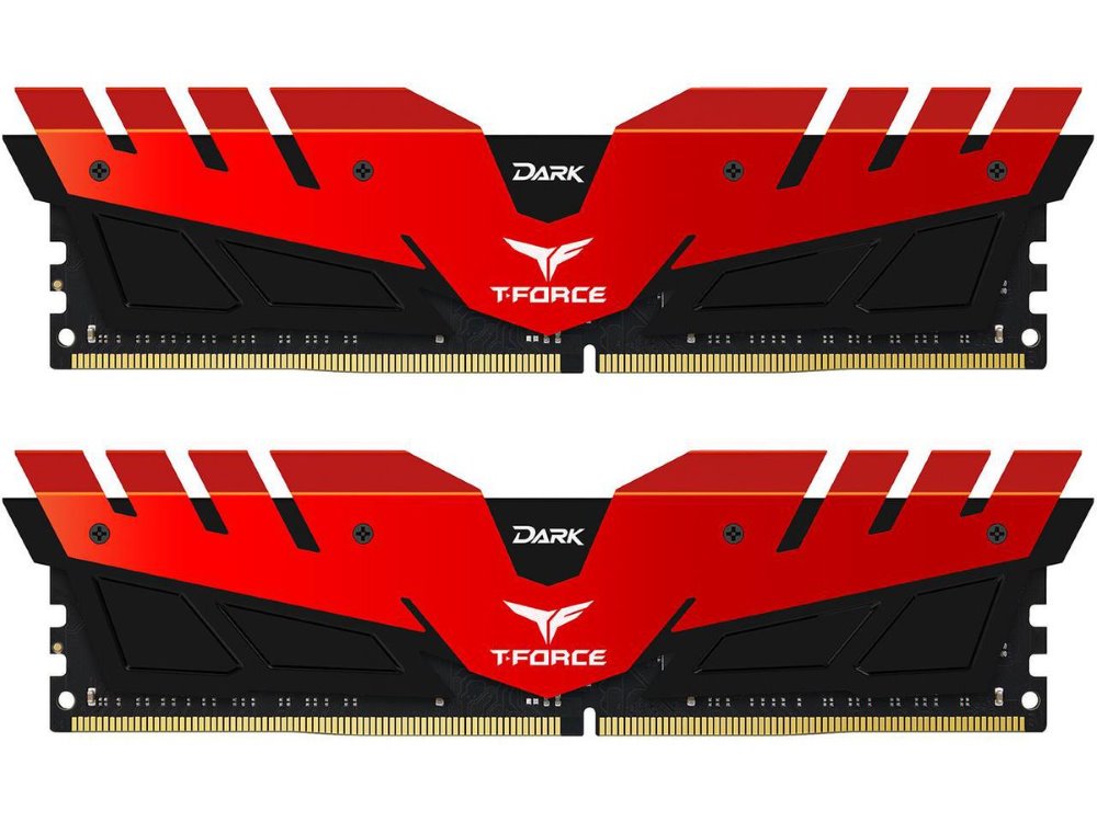 TEAM RAM DDR4 8GB (4GBx2) / 3000MHz / T-FORCE Dark red series / CL16-18-18-38 / 1,35V