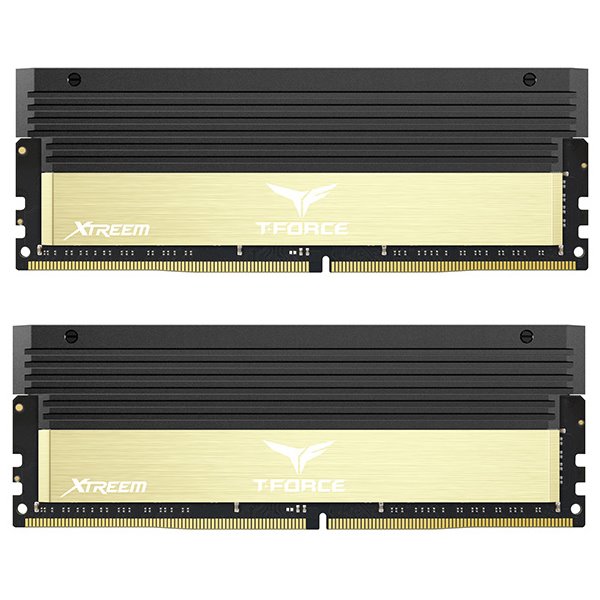 TEAM RAM DDR4 8GB (4GBx2) / 3600MHz / T-FORCE XTREEM golden series / CL17-19-19-39 / 1,35V