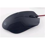 Team Scorpion Myš X-LUCA, optická, 6tl., 1 koliesko, drôtová (USB), čierna, 2000dpi, herná