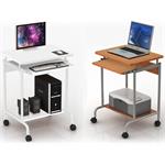 TECHLY Computer Desk Compact 600x450 with shelf white